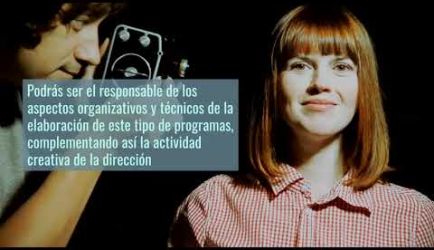 ¿Dónde puede ejercer sus funciones un graduado a Distancia el Curso de Producción de Cine y Televisión? Te damos todos los detalles