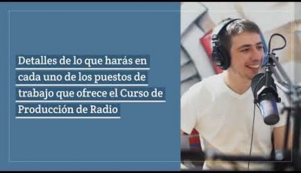 ¿Dónde puede ejercer un titulado a Distancia el Curso de Producción de Radio? Te proporcionamos todos los detalles