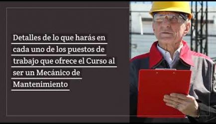 ¿Por qué formarte de Mecánico de Mantenimiento? Te mostramos las salidas laborales en las que conseguirás ejercer